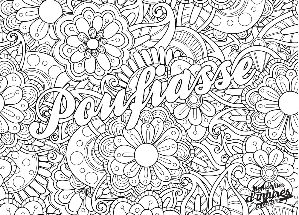 Envie de vous défouler ? Ce livre de coloriages, réservé aux adultes ...